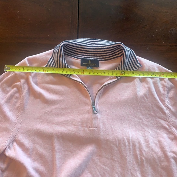 NWOT Brooks Brothers Supima® Half-Zip Sweater - Picture 12 of 14